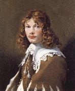 Karel Dujardin Portrait of a Young Man oil on canvas